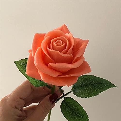 GreatMold 3D Blossom Rose Soap Mold Candle Mould Epoxy Resin Flower Crafts Silicone Molds Beautiful Rose Flower Wax Melt Cake Decoration Art Crafts Moulds