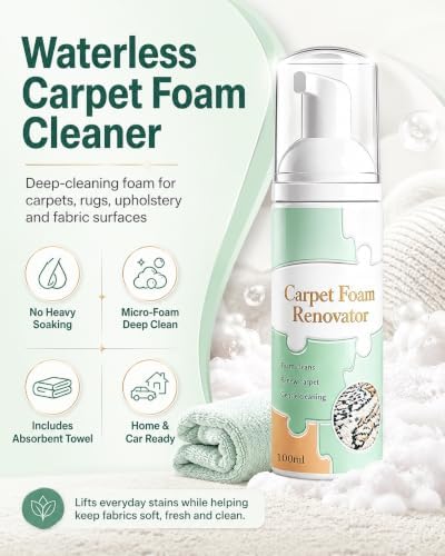 Waterless Carpet Foam 100ml Stain Remover - Image 3