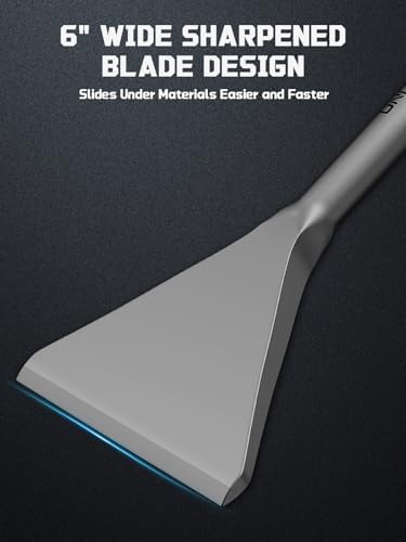 AZUNO SDS Max Chisel, 6x15" Wide Floor Scraper Bit - Image 6