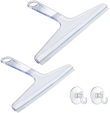 New Talent 2 PCS Shower Squeegee Transparent, by NewTalent