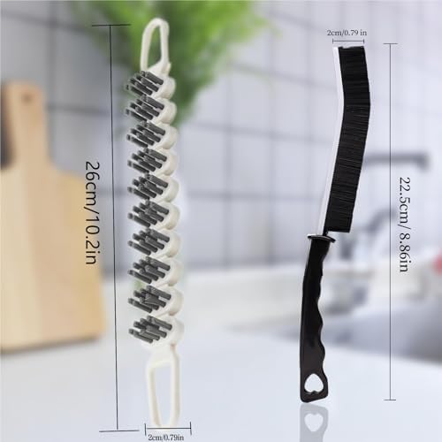 Crevice Cleaning Brush Hard Bristle Grout Brush Scrub Brush Toilet Brush - Image 6