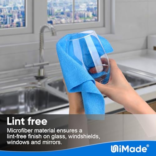 UNIMADE Shop Towels Rags, 50 Pack Reusable Microfiber Cleaning Cloth - Image 4