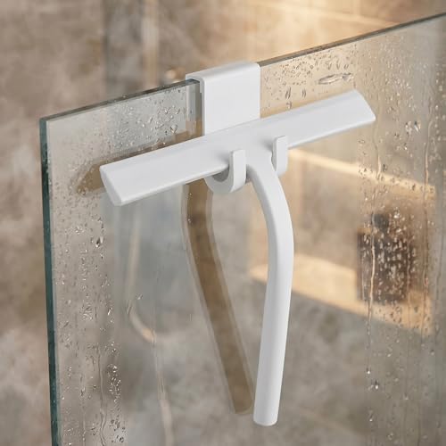Shower Squeegee for Glass Doors, Mirror Window Tile Scrubber Cleaner - Image 2