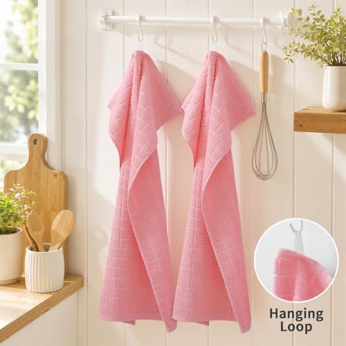 Kitinjoy Premium Cotton Check Kitchen Towels 6 Pack - Image 5