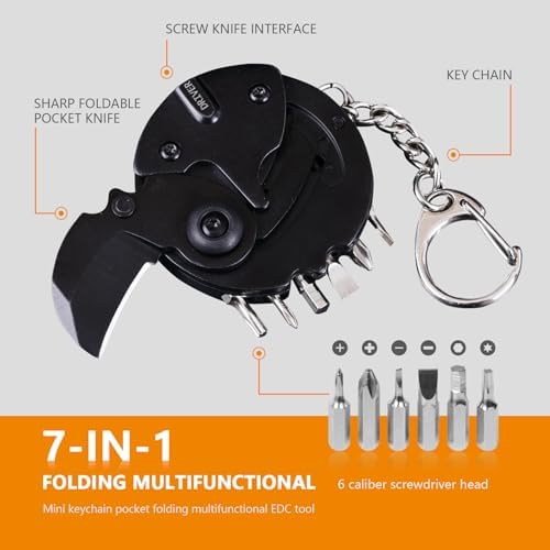 7-in-1 mini outdoor folding multifunctional tool - Image 2