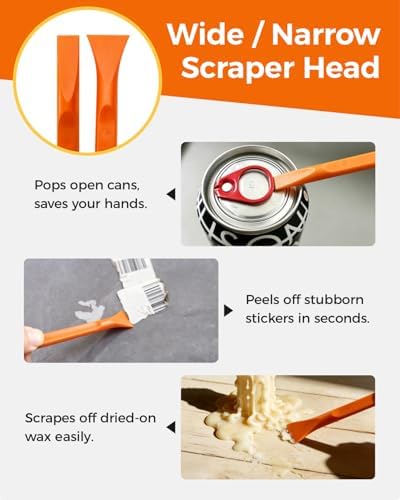 12Pcs Plastic Scraper Tool, Crevice Cleaning Tool, Non-Scratch Car Detailing - Image 5