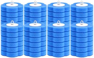 Disposable Toilet Brush Refill Heads, 48 Pack Replacement Heads by DIKEDON