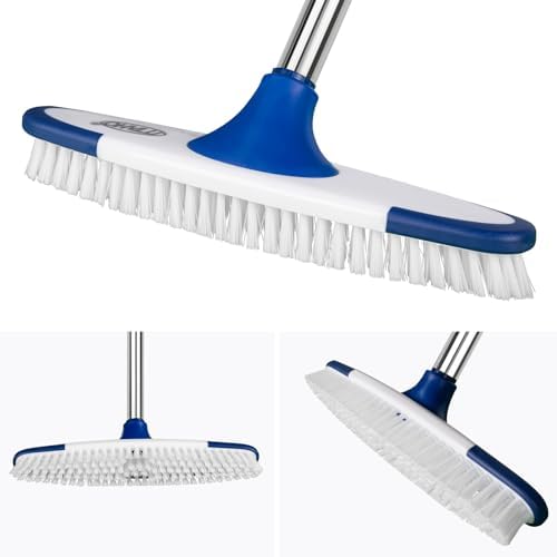Floor Scrub Brush with Long Handle - Image 2