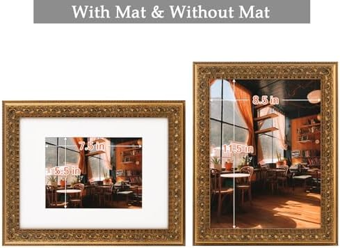 Golden State Art, 9X12 Ornate Finish Photo Frame - Image 4
