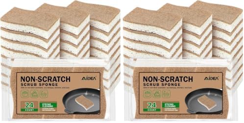 AIDEA Sponges Non Scratch, Natural Sponge by AIDEAHOME