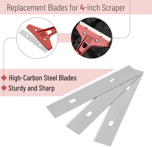 Bates- Replacement Scraper Blades, 4 Inch, Scraper Blades, Floor Scrapper Blade - Image 3