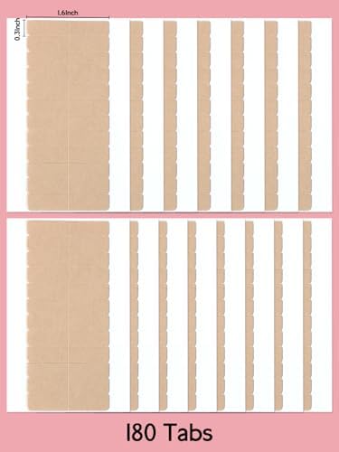 WENNALIFE Hair Extension Tape Tabs Clear Double-Sided - Image 2