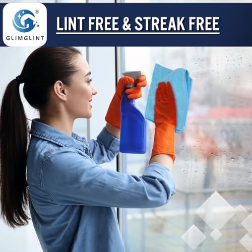 GLIMGLINT Microfiber Cleaning Cloth, 150 Pack Towels - Image 5