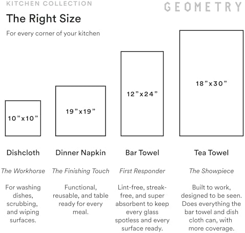 GEOMETRY Tea Towels – Back to School Collection – Quick-Dry, Ultra-Absorbent - Image 7