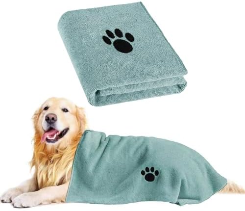 Puomue Microfiber Dog Towels for Drying Dogs, Super Absorbent and Soft Pet by Puomue