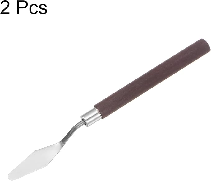 HARFINGTON 2pcs No.5 Palette Knives 14mm Width Stainless Steel Small Pointy - Image 3