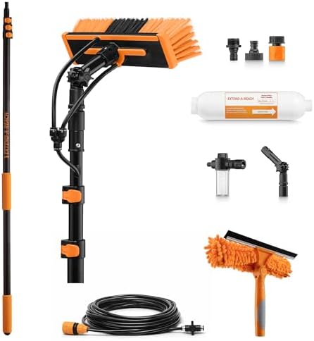 4-12 ft Telescopic Water Fed Pole Window Cleaning System by EXTEND-A-REACH