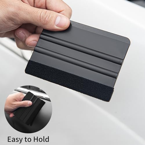 AMZDEPOT Vinyl Wrap Squeegee 2Pcs Black - Image 5