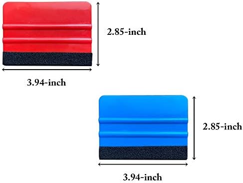 Felt Edge Squeegee Car Wrapping Tool Kits 4 Inch Vinyl Wrap Squeegee Applicator - Image 4