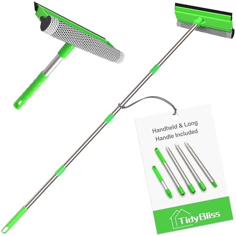 TidyBliss Window Squeegee for Home, 56” Car Windshield Glass Cleaner Tool by TidyBliss