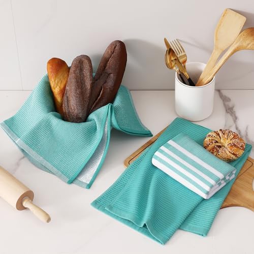 Homaxy Cotton 380 GSM Premium Kitchen Towels, 12 Pack - Image 6
