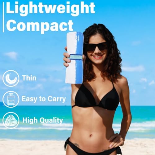 Widdonen Microfiber Beach Towel, Extra Large 2 Pack-71x32 - Image 2