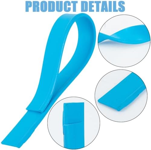 CRASPIRE 2Pcs Squeegee Rubber Replacement 41 Inch Blue Silicone Rubber Blade - Image 5