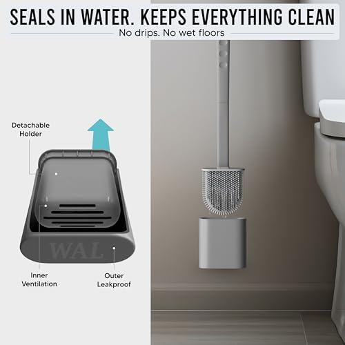 Modern Minimalist Silicone Toilet Brush - Image 4