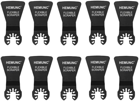 10 Oscillating Tool Flexible Scraper Blade, by HEMUNC