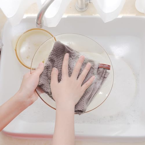 Homaxy 100% Cotton Waffle Weave Kitchen Dish Cloths - Image 4