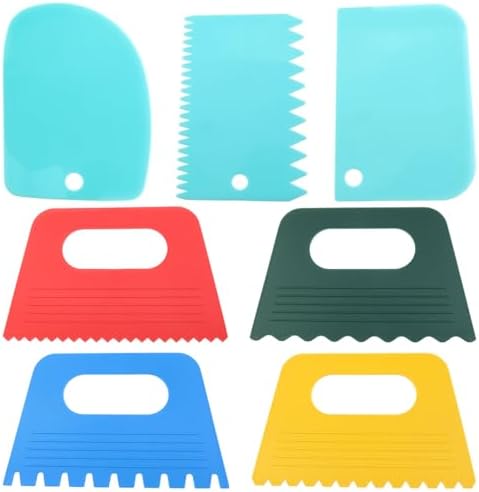 7 Piece Plastic Paint Scraper Set by Unknown