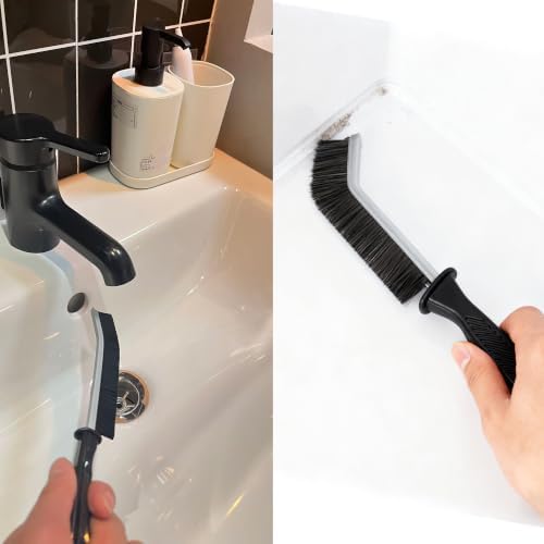 Crevice Cleaning Brush Set, Hard Bristle Grout Brush - Image 6