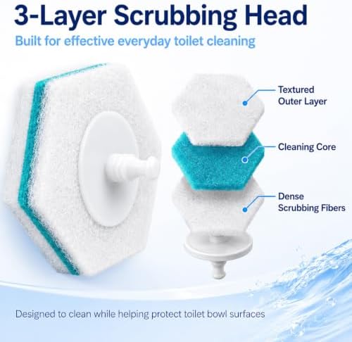 Msvvko Toilet Bowl Cleaners, Disposable Wand Refills, Rainforest Rush Scent - Image 5