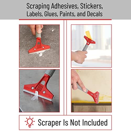 Bates- Replacement Scraper Blades, 4 Inch, Scraper Blades, Floor Scrapper Blade - Image 4