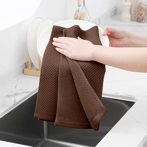 Homaxy 100% Cotton Waffle Weave Kitchen Towels - Image 4