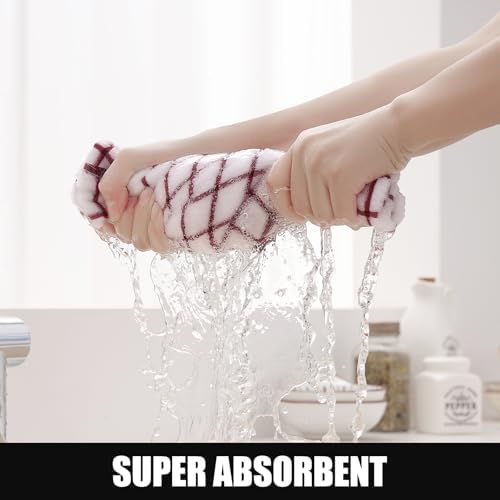 Homaxy Premium Kitchen Towels, Check Design - Image 5