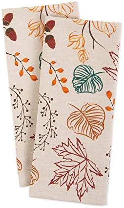 DII Fall Kitchen Towels for Kitchen Decorative Cotton Dish Towel Set, Autumn - Image 3