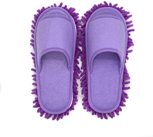 Women's Microfiber Floor Cleaning Mop Slippers - Image 2