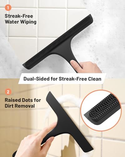2-in-1 Silicone Shower Squeegee - Image 3