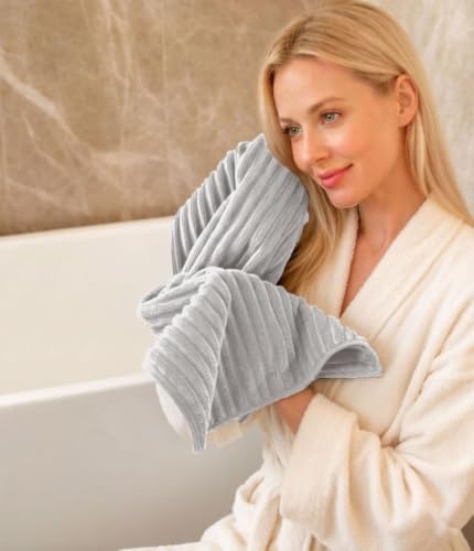 Luxury 3-Piece Quick-Dry Bath Towel Set – Ultra Soft Microfiber Towels - Image 3