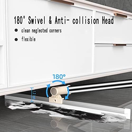 65" Adjustable Floor Squeegee Broom, Heavy-Duty, Wet/Dry - Image 4