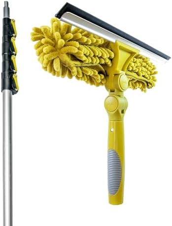 DOCAZOO Squeegee Extension Telescoping Pole 7-30 Ft by DOCAZOO