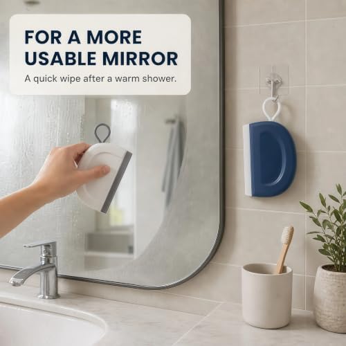 Small Squeegee, 2 Pack with Adhesive Hooks - Image 5