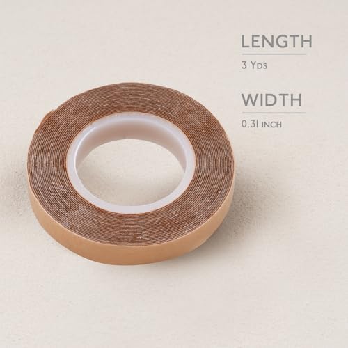 WENNALIFE Hair Extension Tape Roll Double Sided, Transparent Tape - Image 2