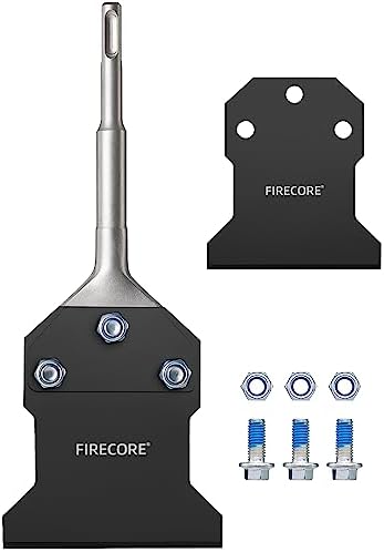 Firecore 4 Inch x 10 Inch SDS Plus Floor Scraper by Firecore