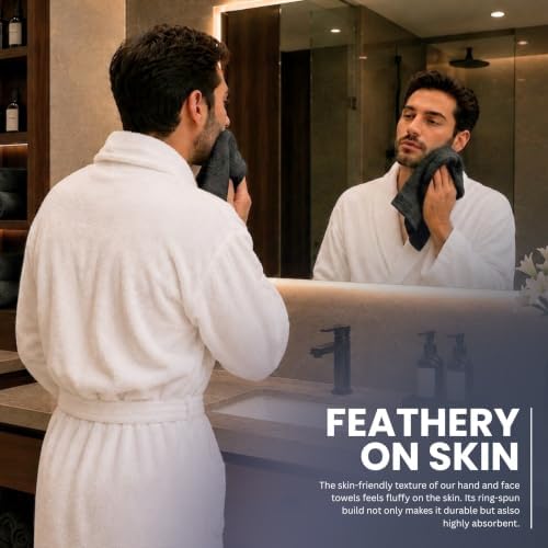 Bulk 72-Pack Premium Commercial Hand Towels, 600 GSM - Image 4