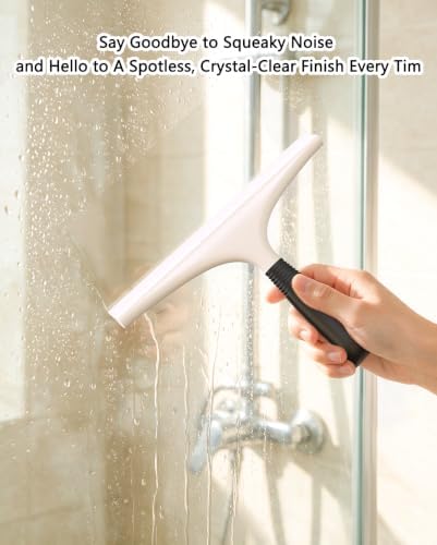 10 Inch Shower Squeegee for Shower Glass Doors - Image 7