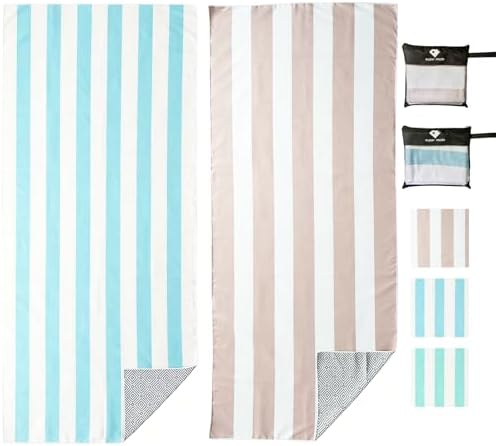 2 Pack Microfiber Beach Towel by PYSUPERMODE