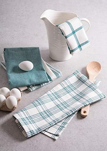 DII Assorted Woven, Kitchen Dishtowel Set, 5 Piece - Image 5