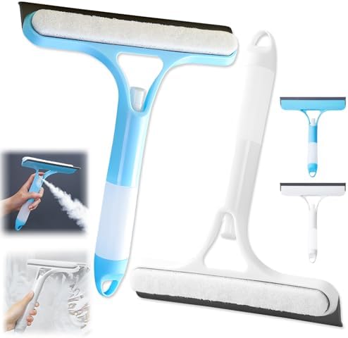 3 in 1 Window Cleaning Scraper, New 3 in 1 Window Cleaner, Squeegee and Scrubber by Unknown